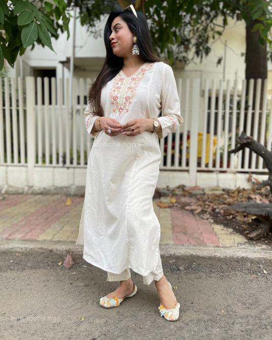 Peach & rose Organic cotton set