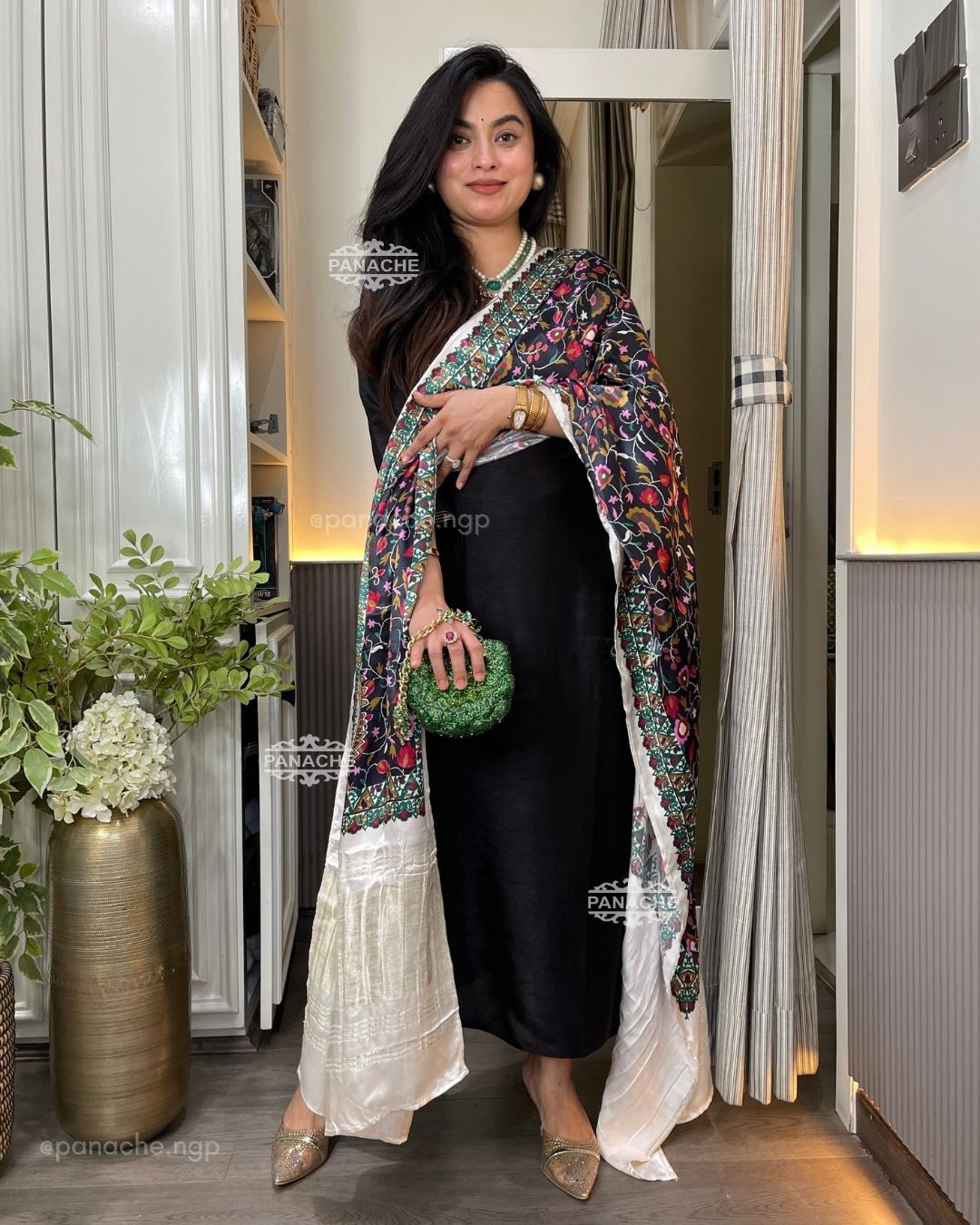 Black gajji set