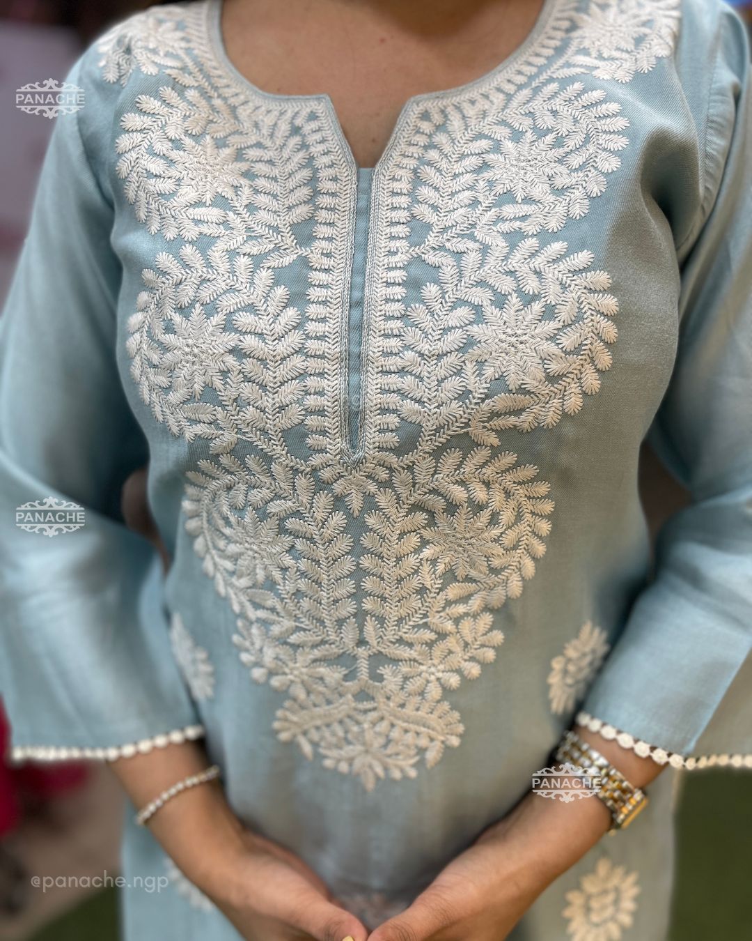 Lakhnavi special icy blue