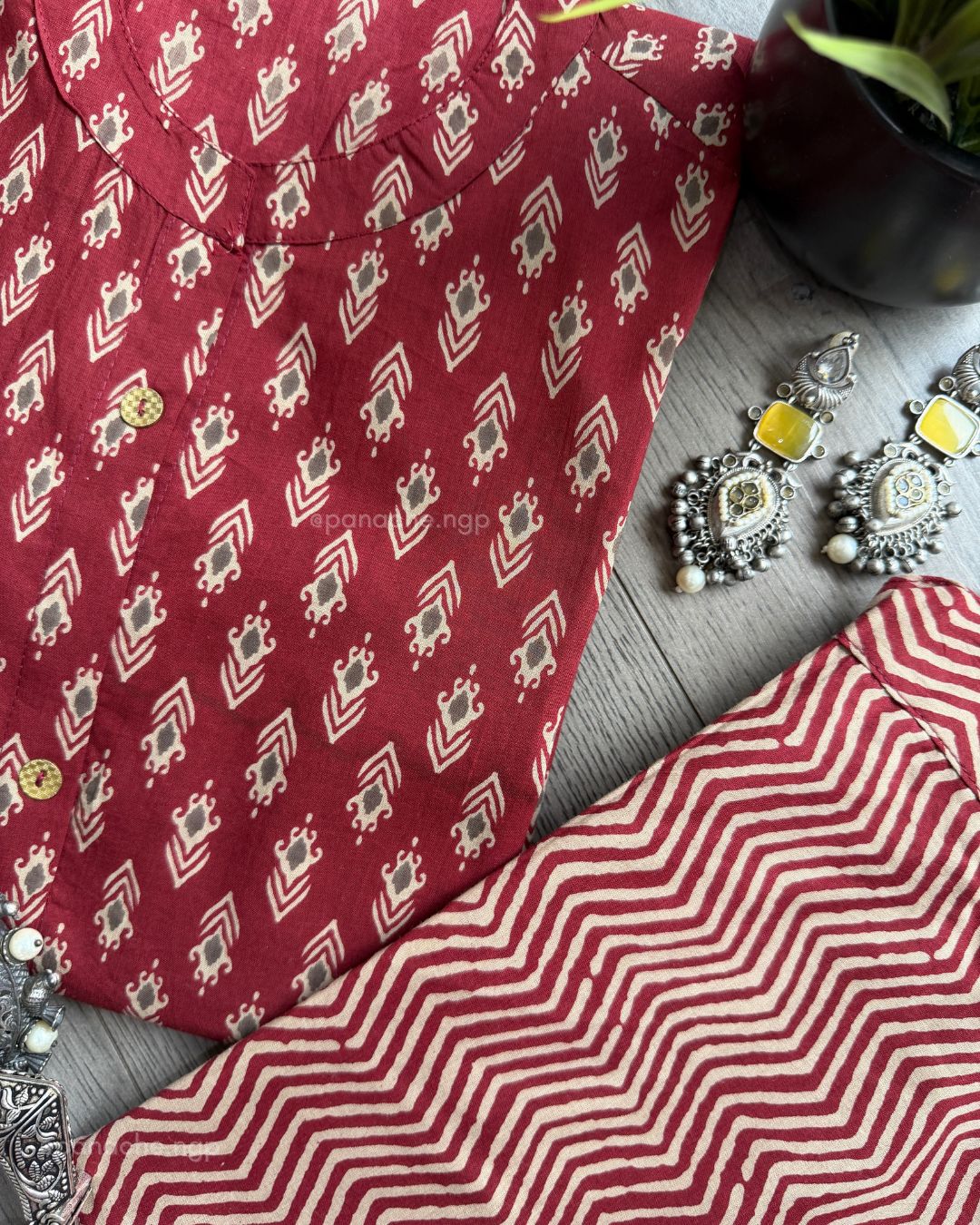 Kalamkari cotton coords