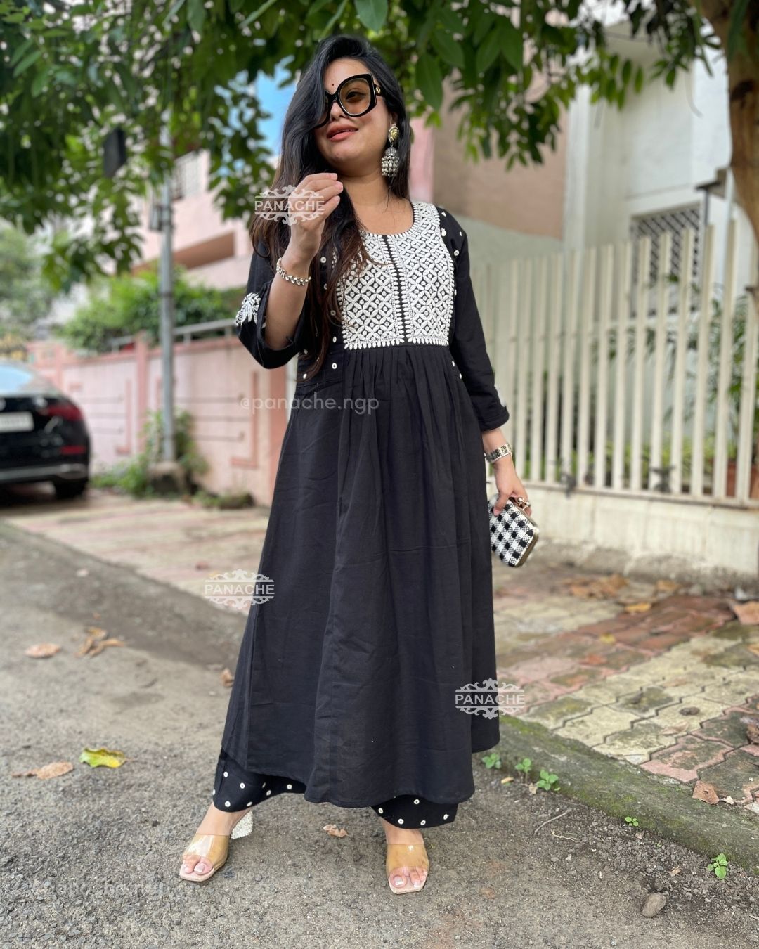 Thread work black set