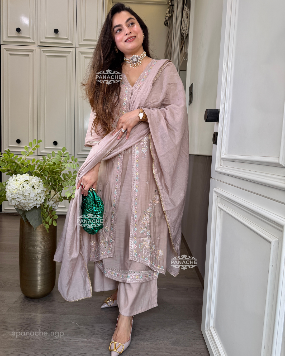 Karachi cape suits