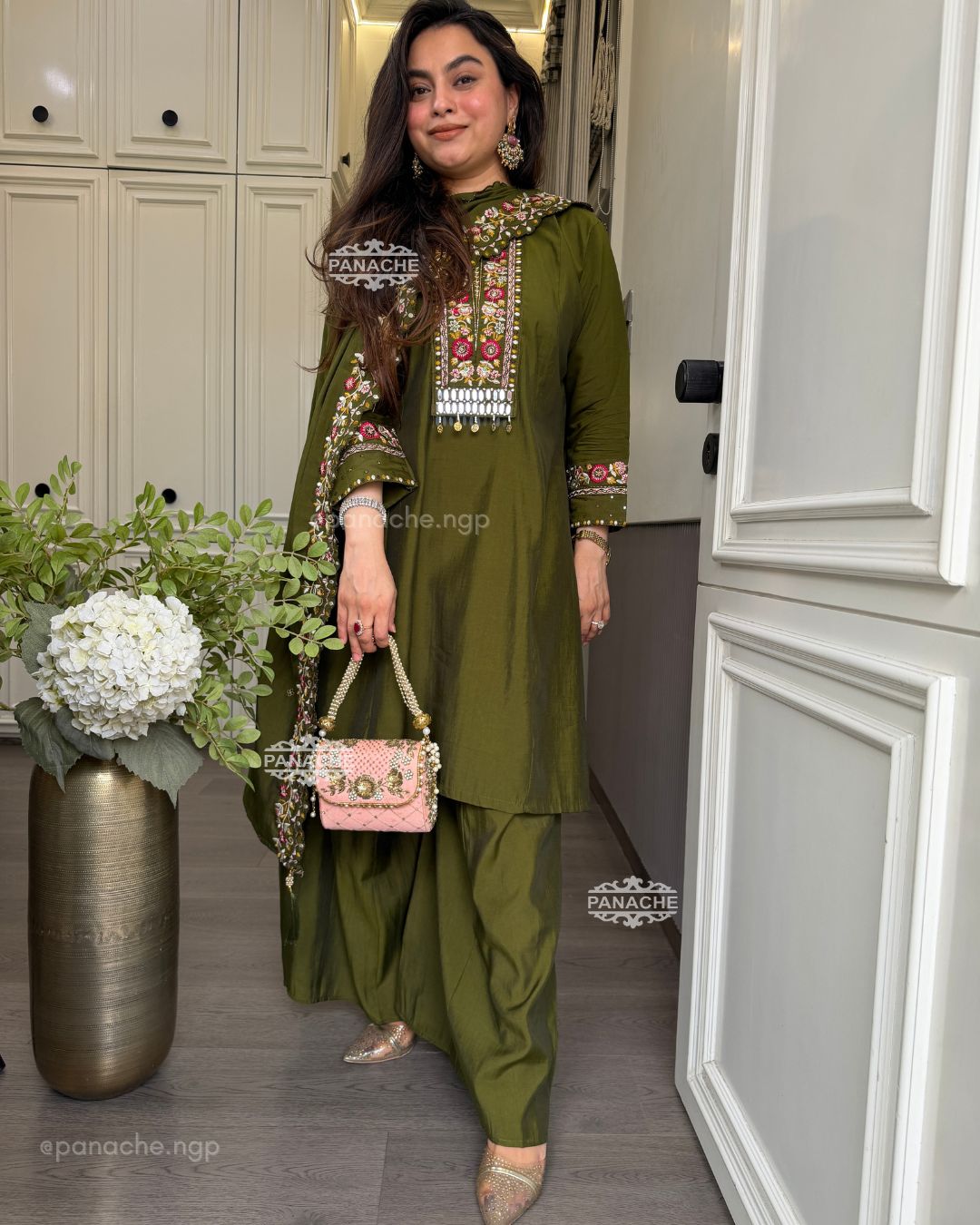 The zareen Gharara set
