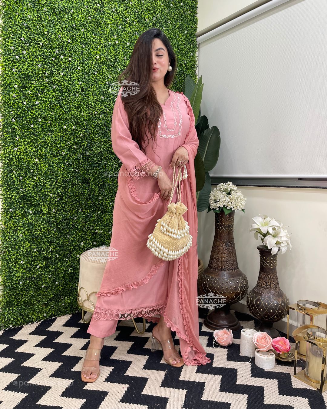 Powder pink karachi special