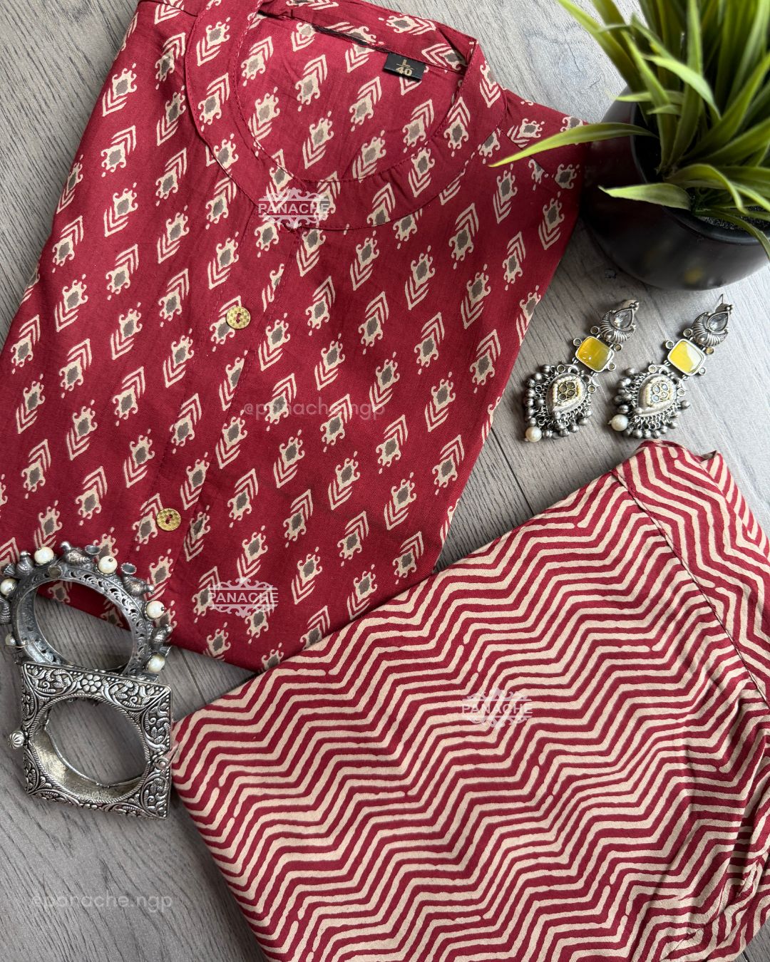 Kalamkari cotton coords