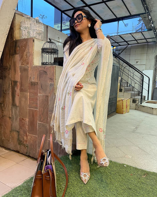 Grey and pink Semiformal Suit set