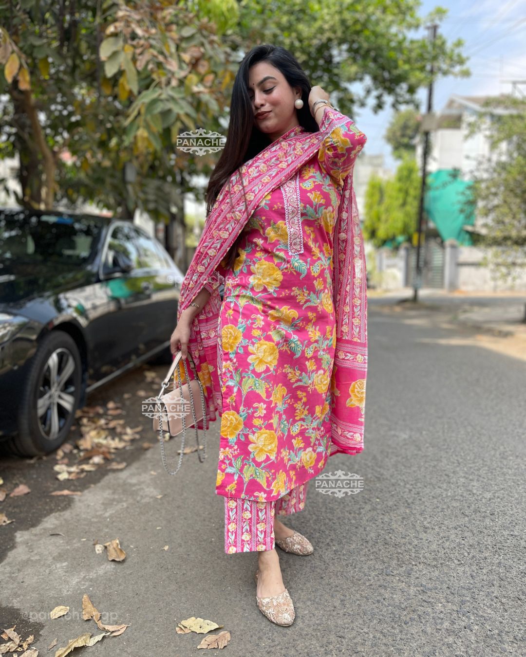 Print in print summer cottons