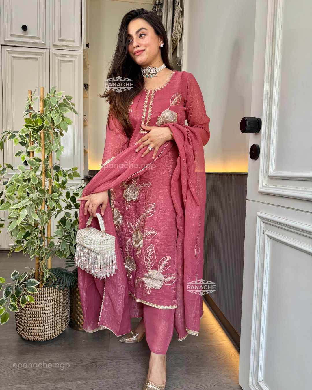 Rose pink semiformal set&nbsp;