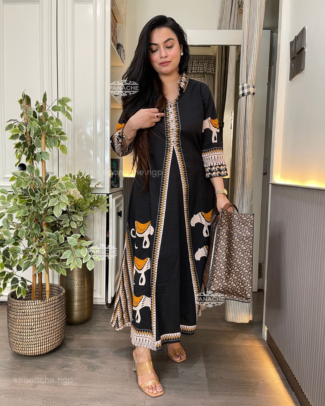 Black | Dailywear long coord