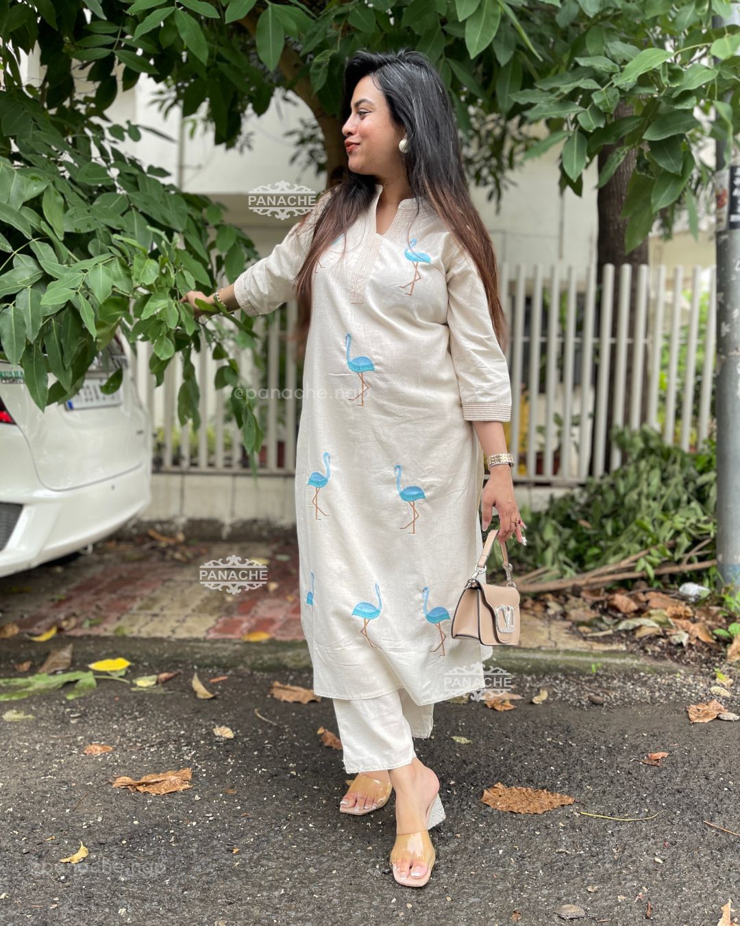 Flamingo cotton budget set