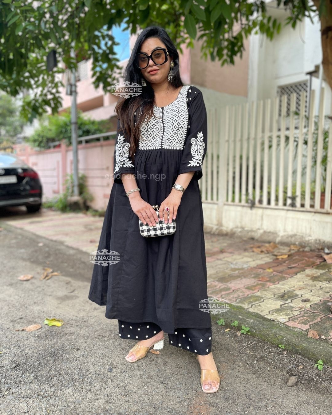 Thread work black set