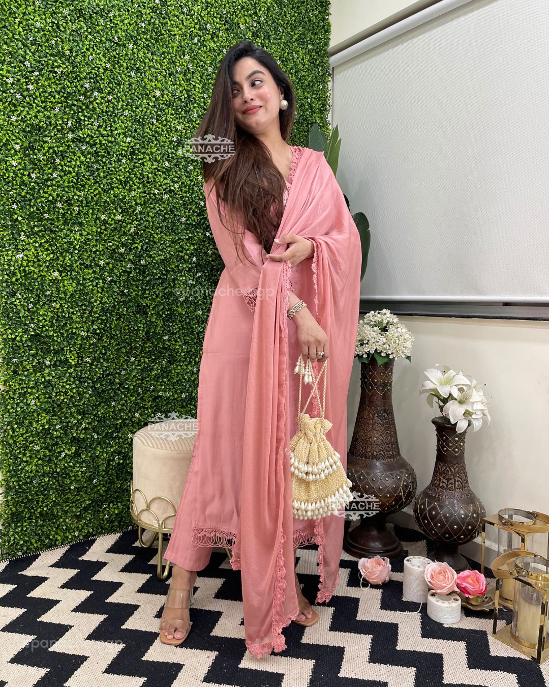 Powder pink karachi special