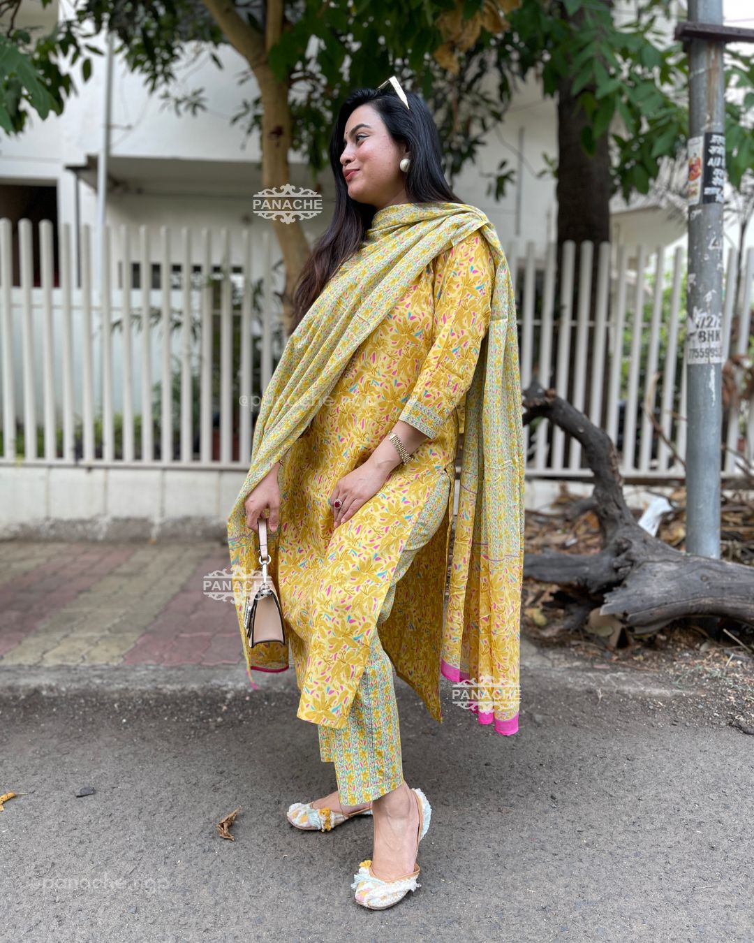 Print on print summer cotton set