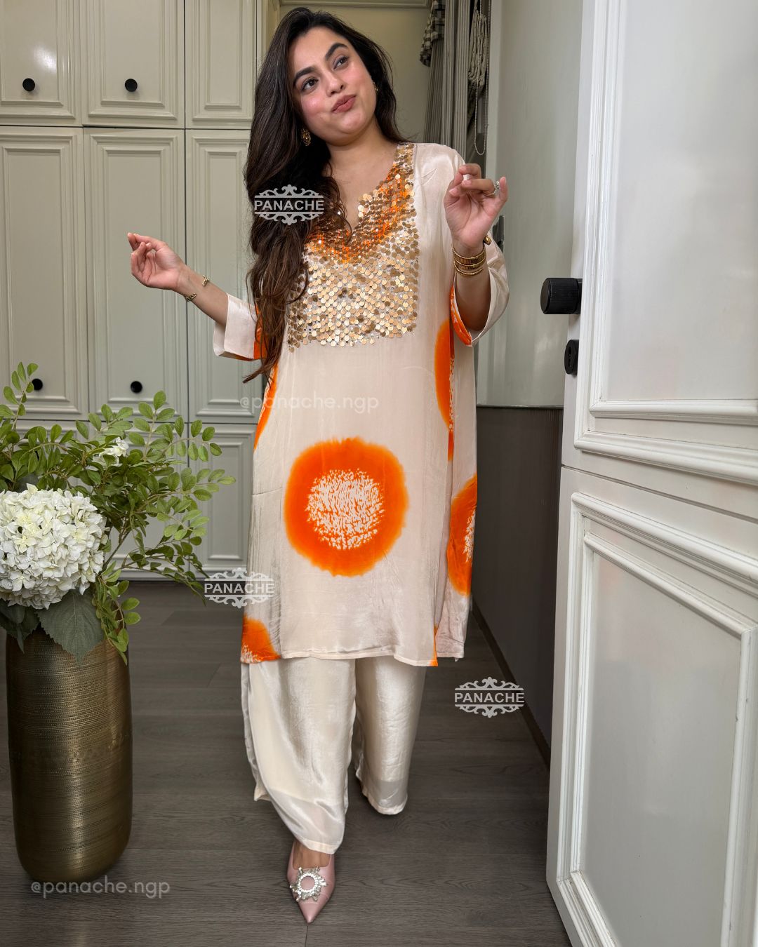 Shibori choga coords