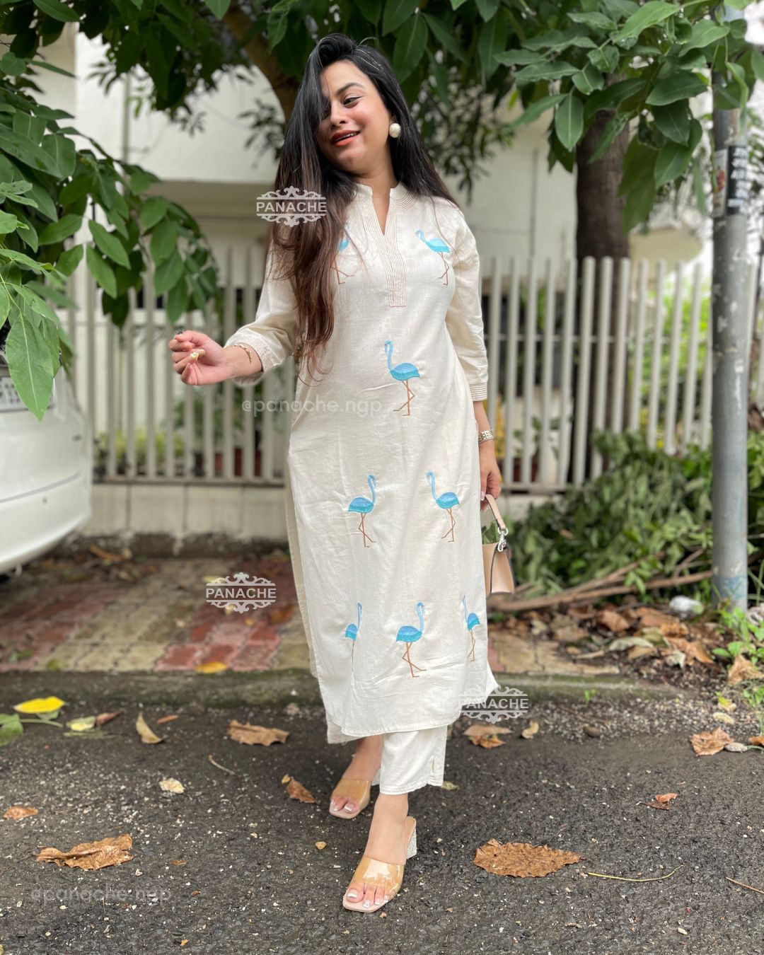 Flamingo cotton budget set