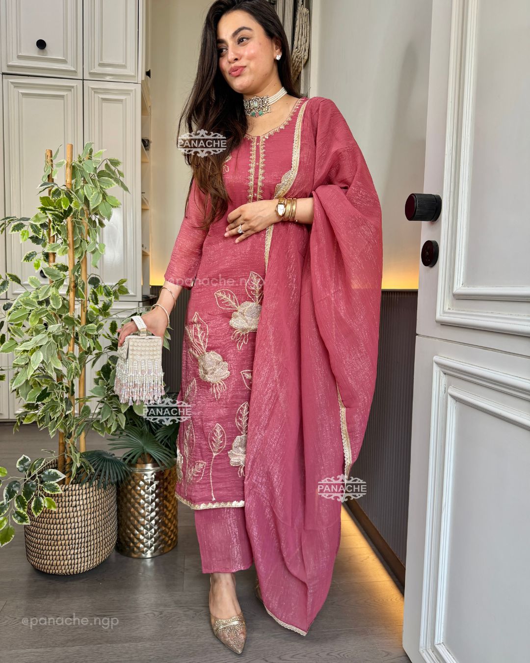 Rose pink semiformal set&nbsp;