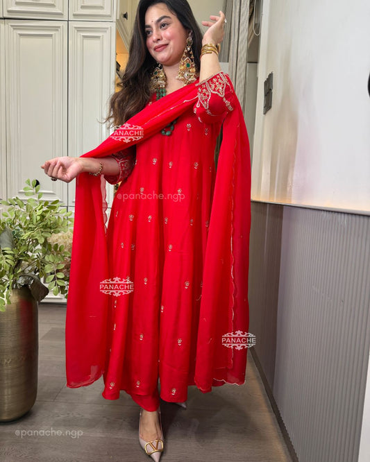 Shahi Ada Anarkali set