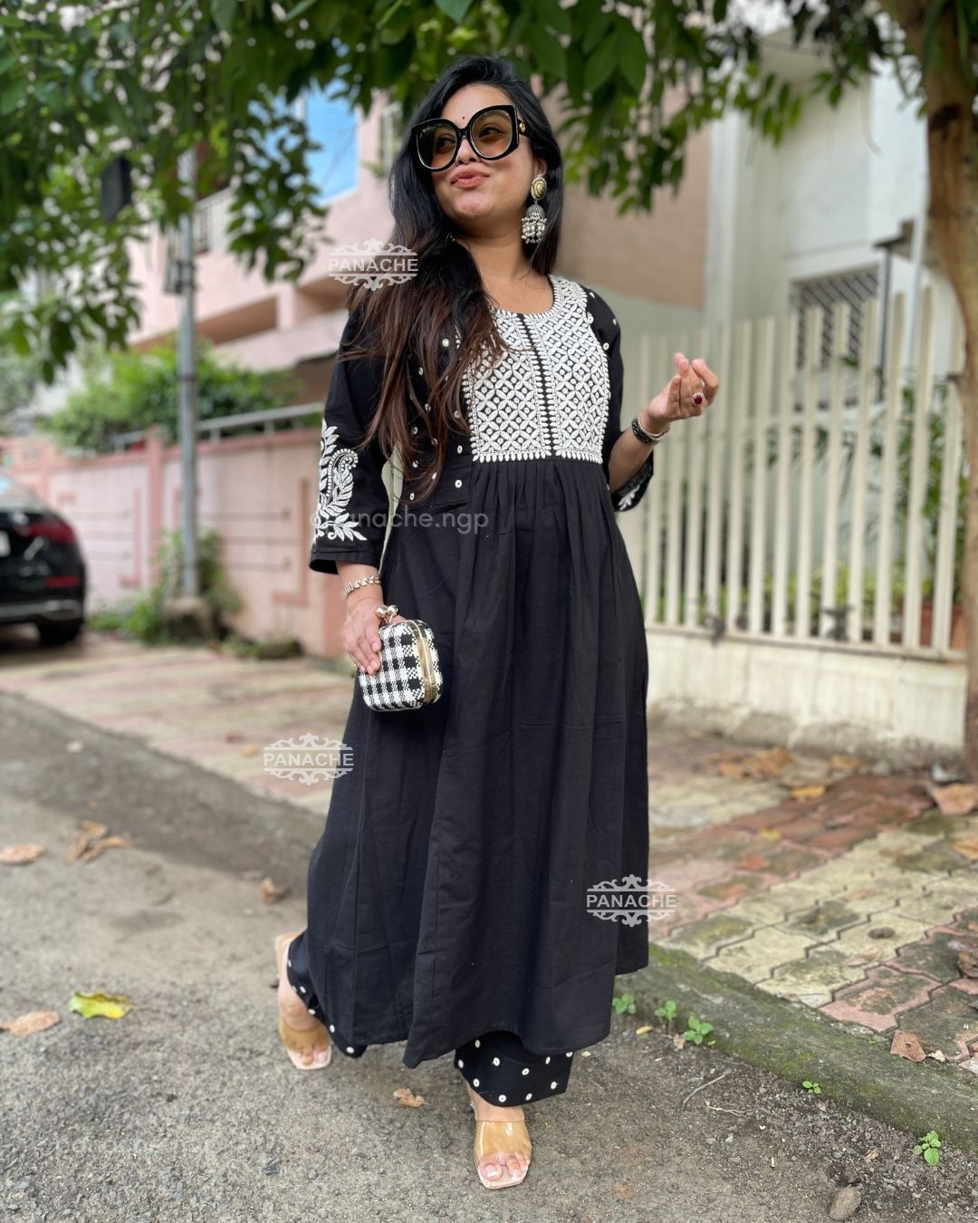 Thread work black set