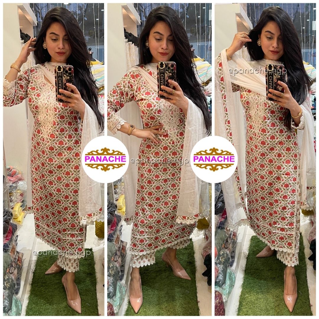 Elegant Block Printed Kurta Pant