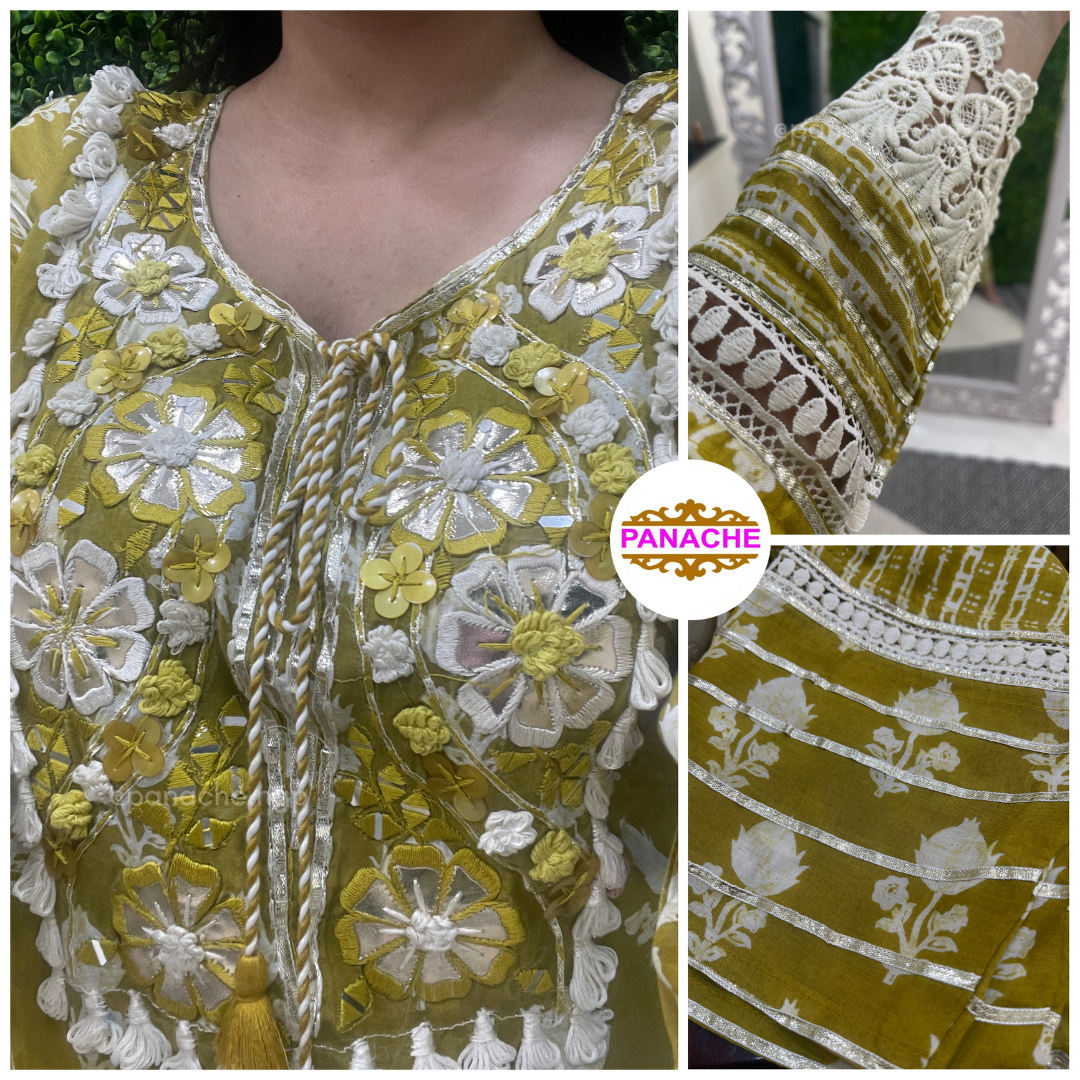 Soft Muslin Kurta Pant Set