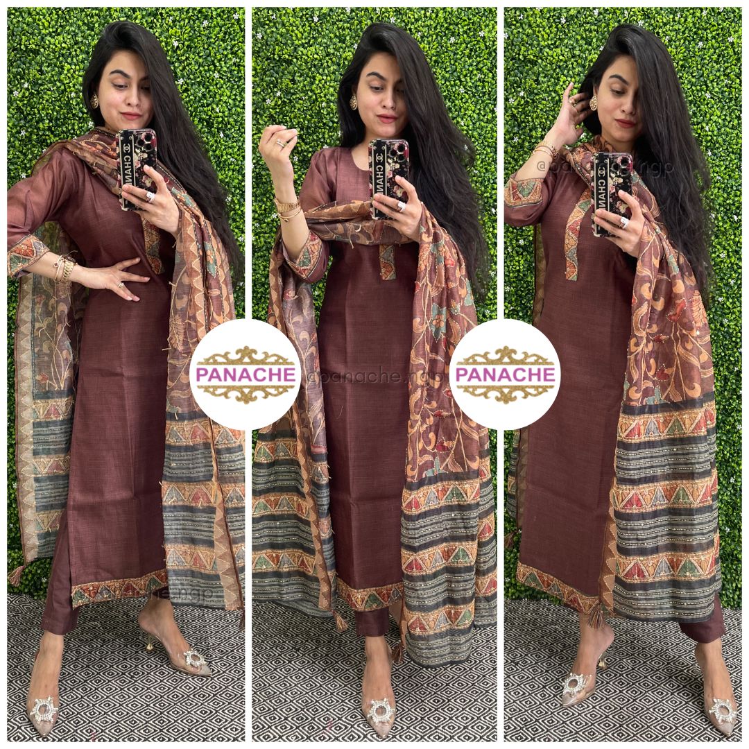 Ajrak silk set