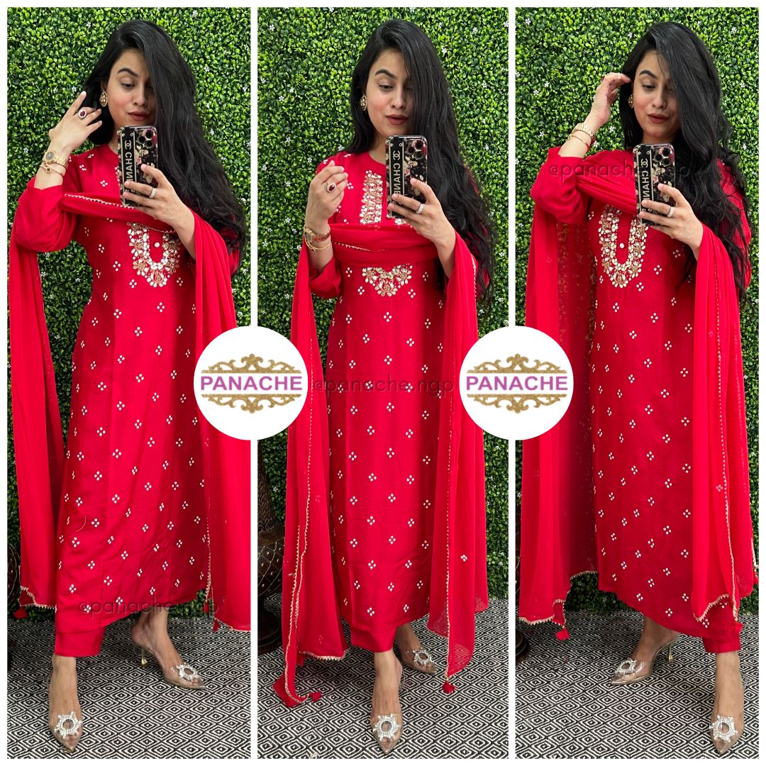 Silk set in bright shades