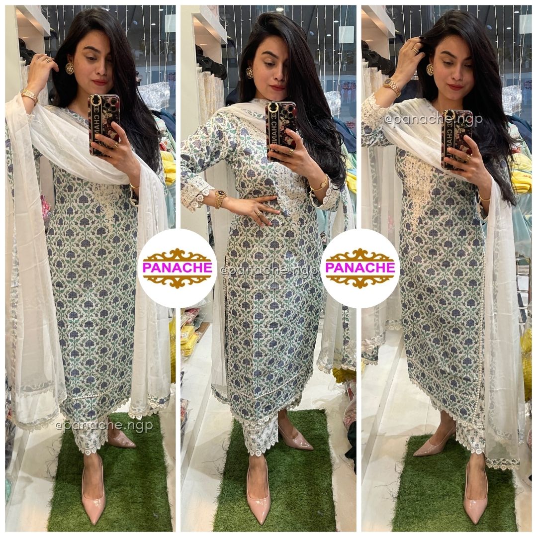 Elegant Block Printed Kurta Pant