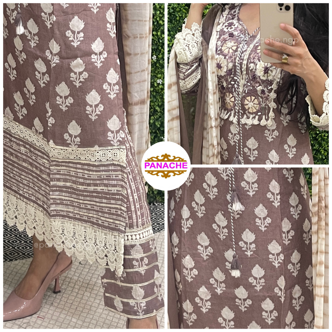 Soft Muslin Kurta Pant Set