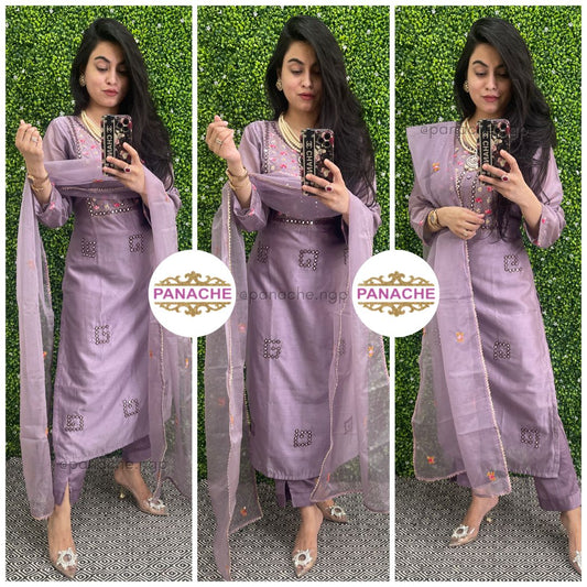 Silk sets in fresh shades