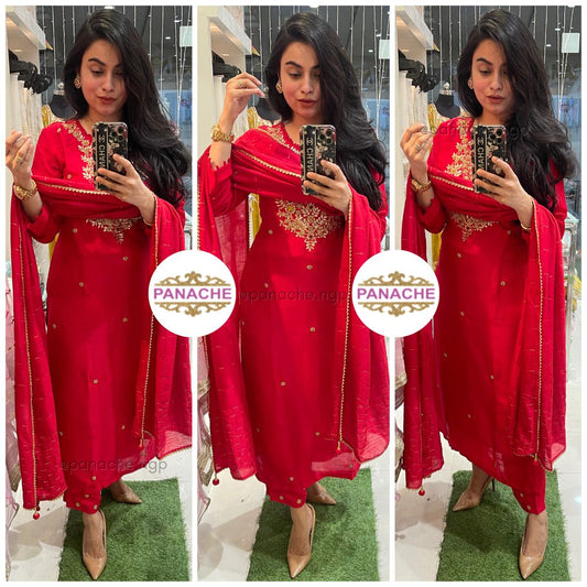 Silk sets in vibrant colors