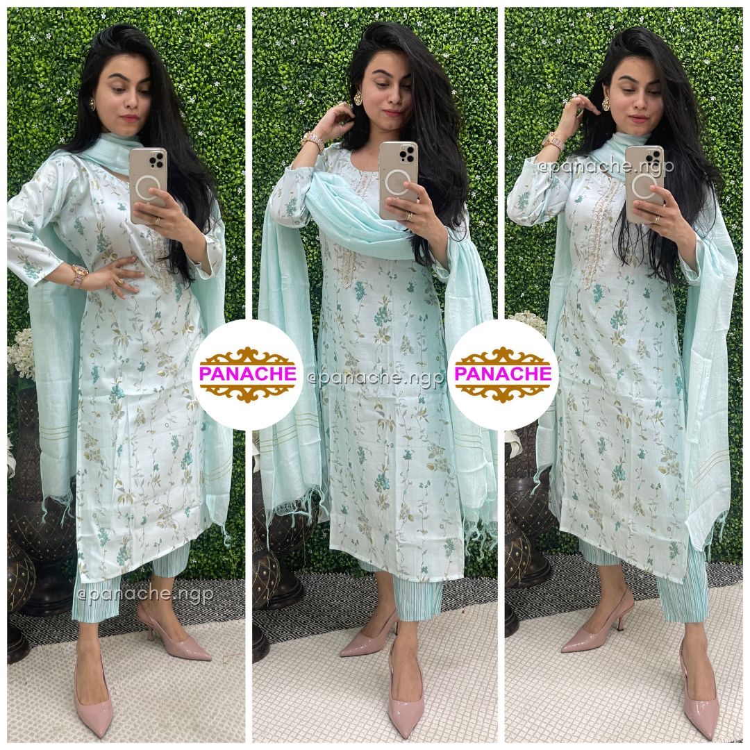 Muslin Kurta Pant Set