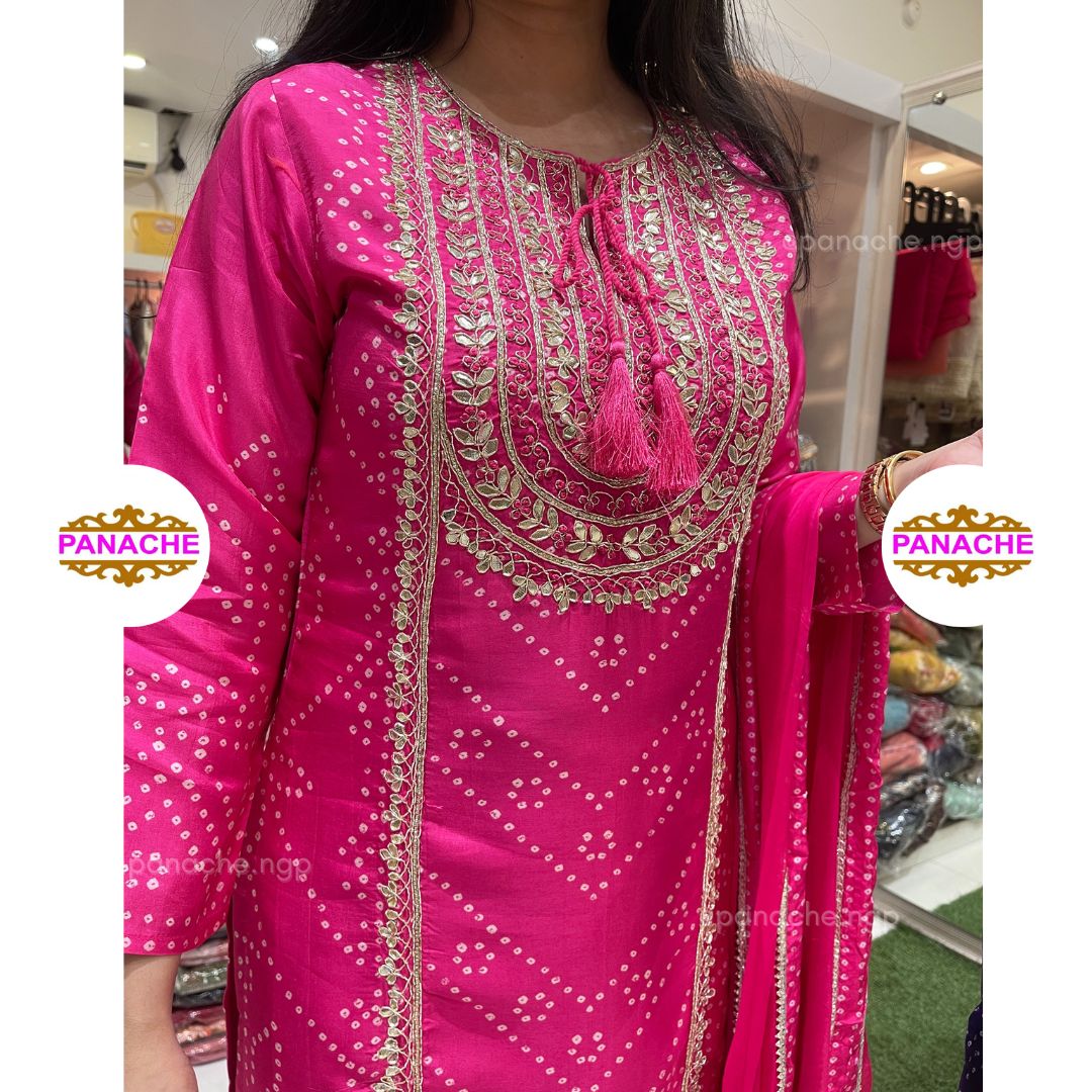 Deep & Bright Shades in Muslin Silk Sets