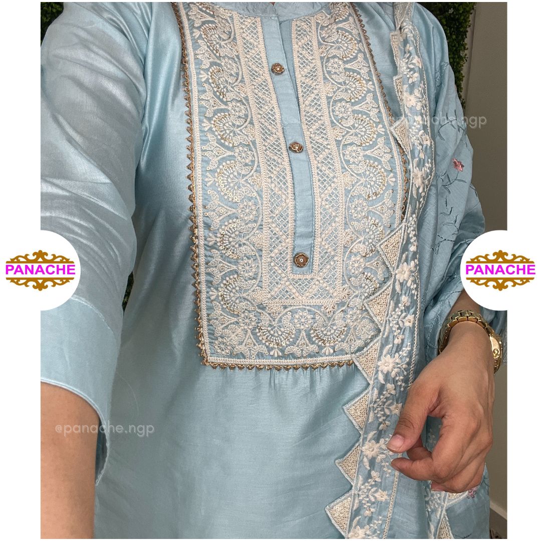 Pastels Kurta Pant Set