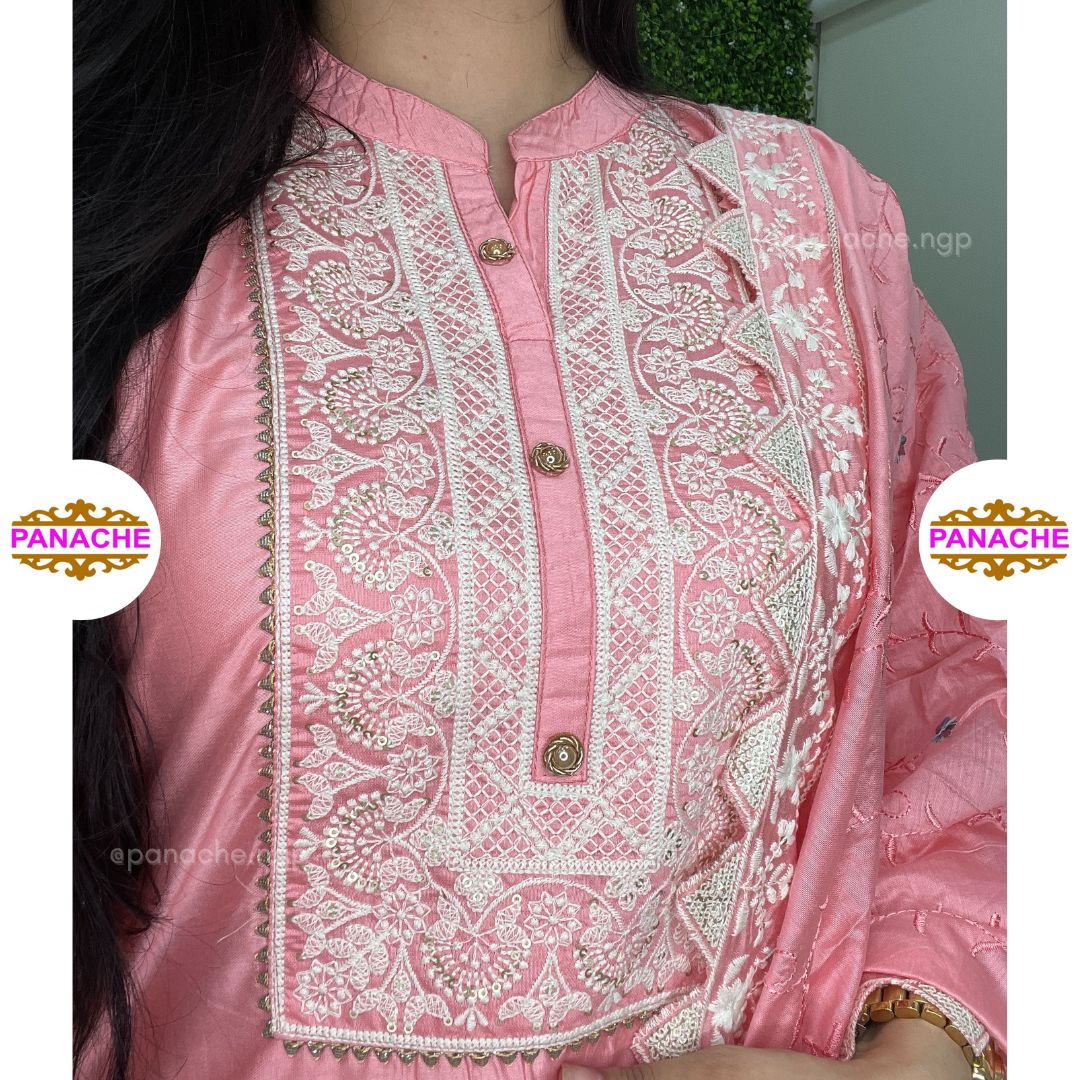 Pastels Kurta Pant Set