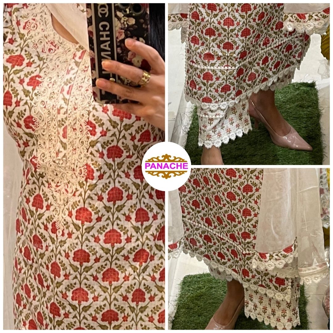 Elegant Block Printed Kurta Pant