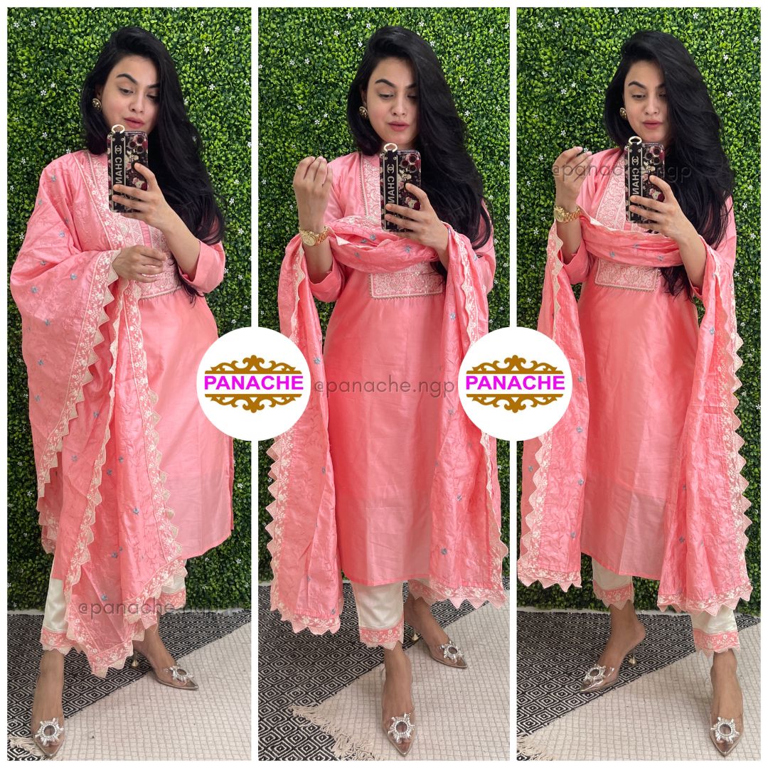 Pastels Kurta Pant Set