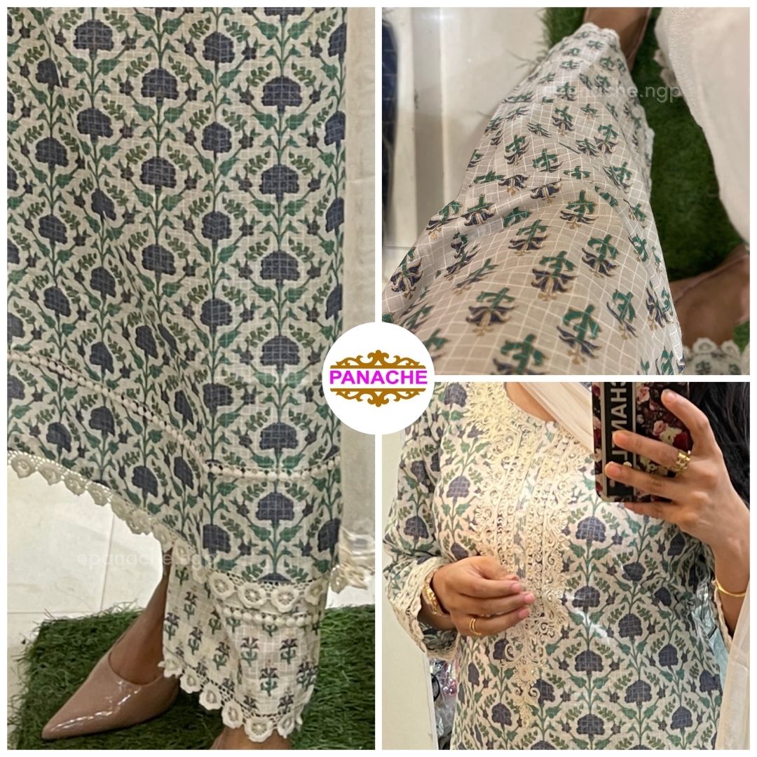 Elegant Block Printed Kurta Pant
