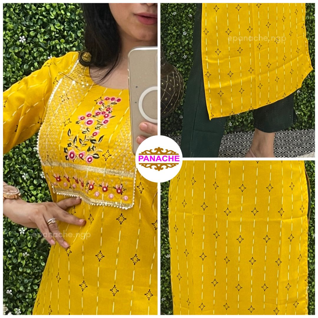 Yellow Casual Stunner