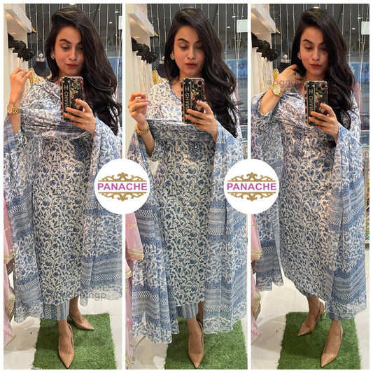 Print on print soft cotton daily wear set