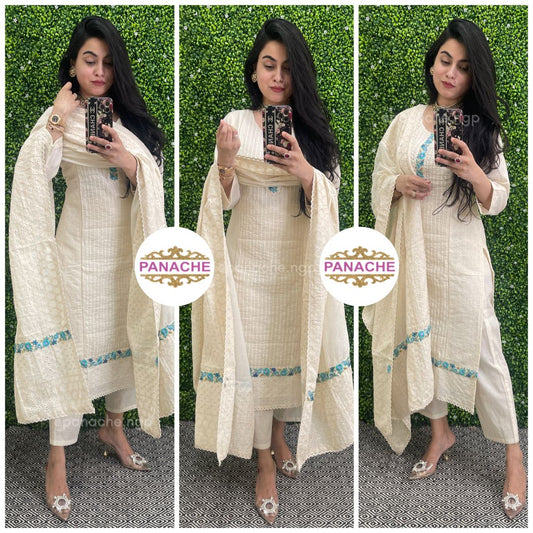 Stylish & classy kurta pant suit set