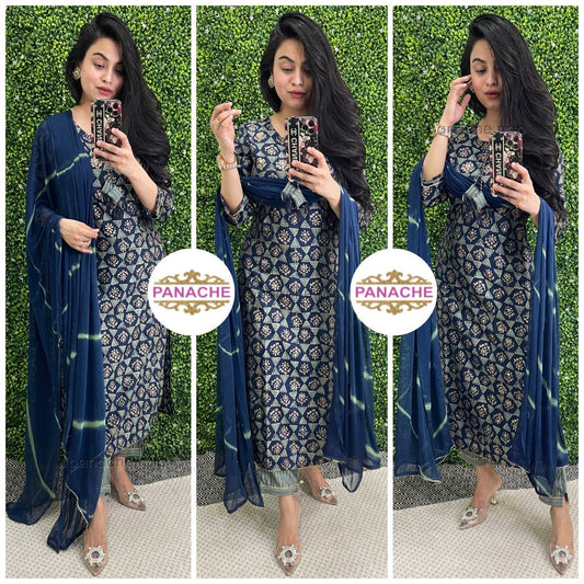 Print on print muslin sets