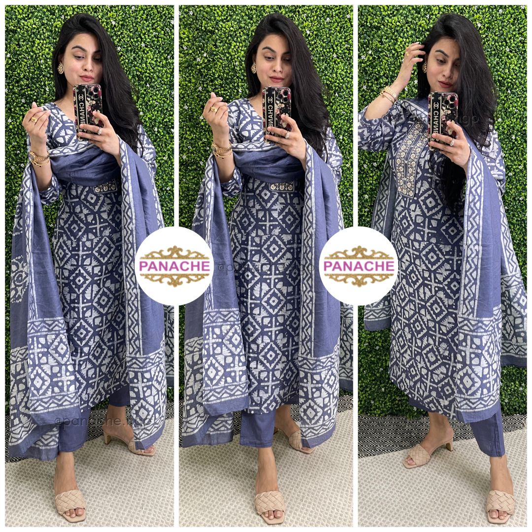 Baatik suits in silk