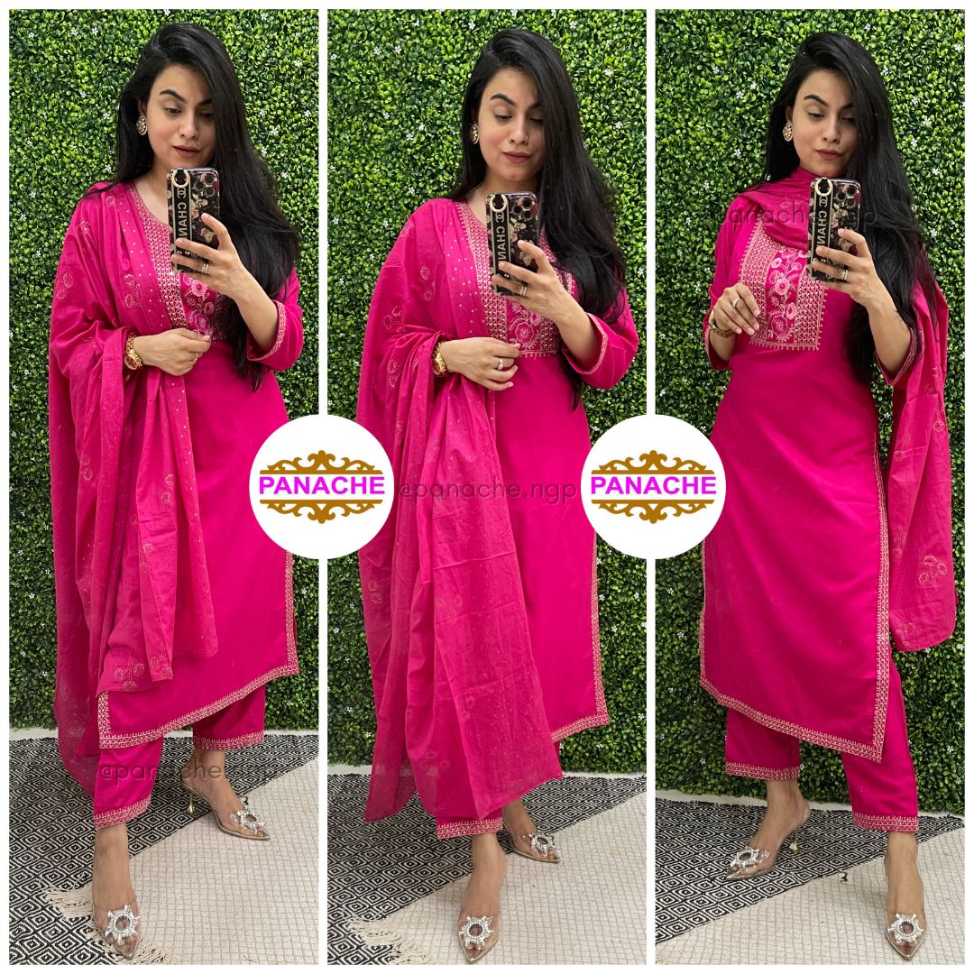 Hot Pink Budget Set