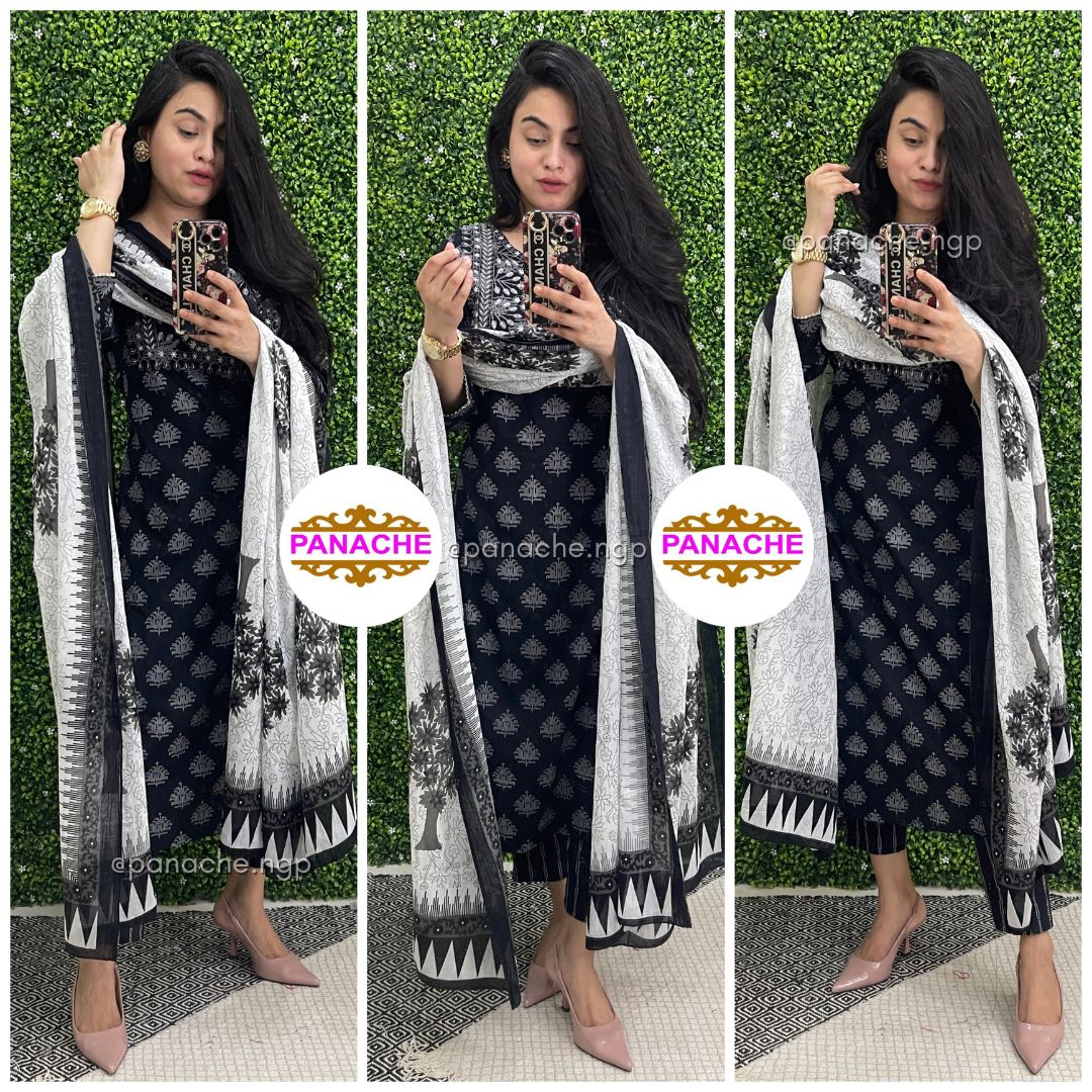 Monochrome Pure Cotton Set