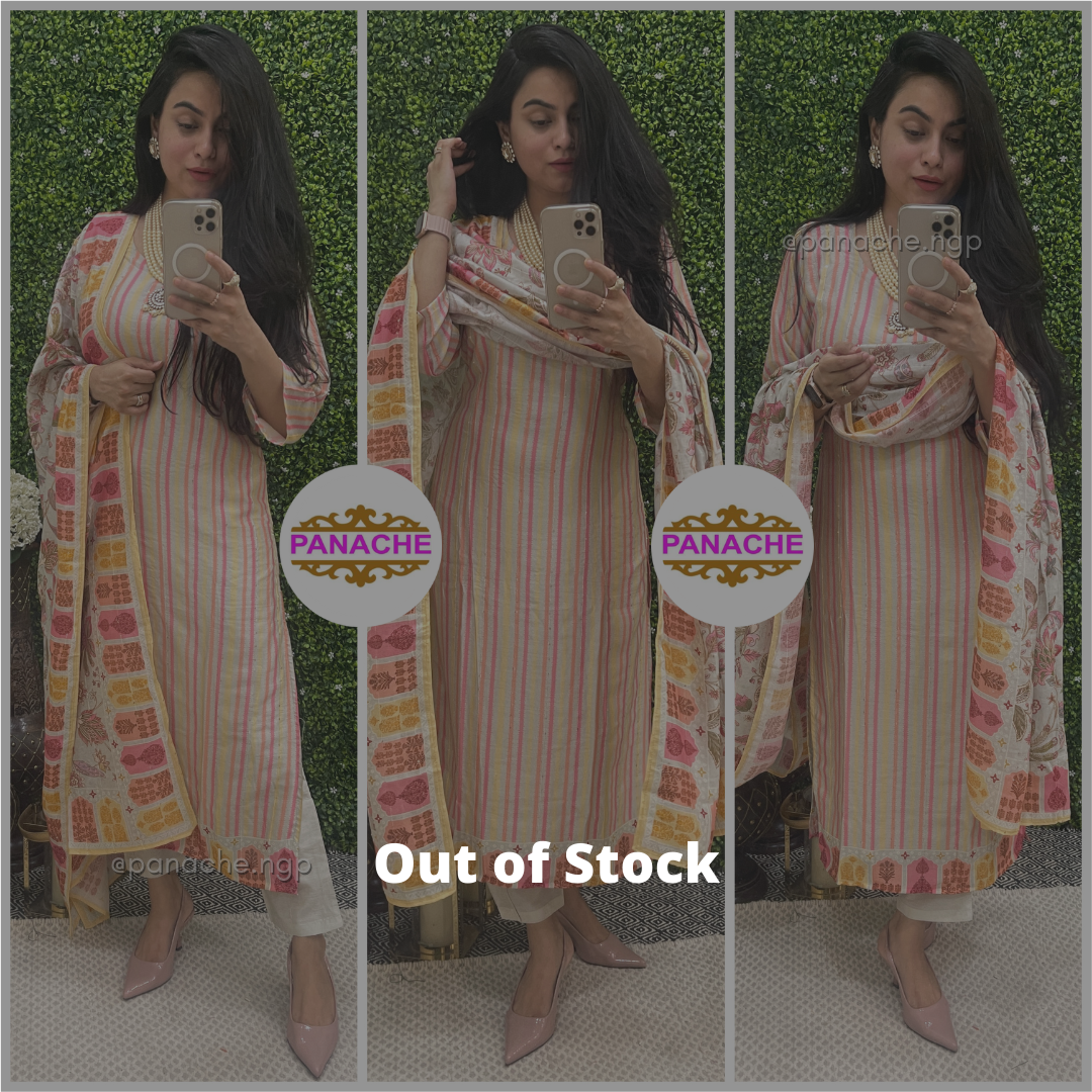 Soft Muslin printed suit set
