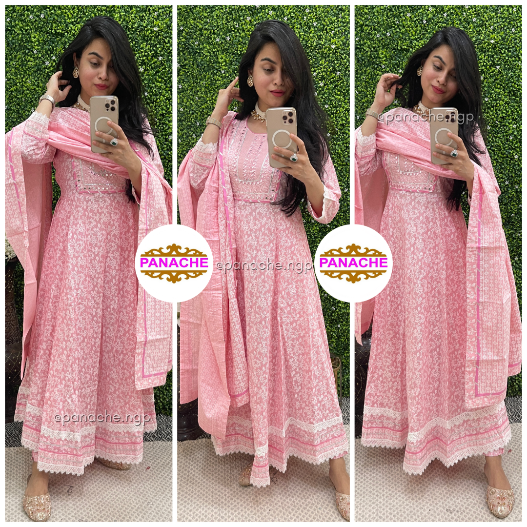 Baby Pink Anarkali